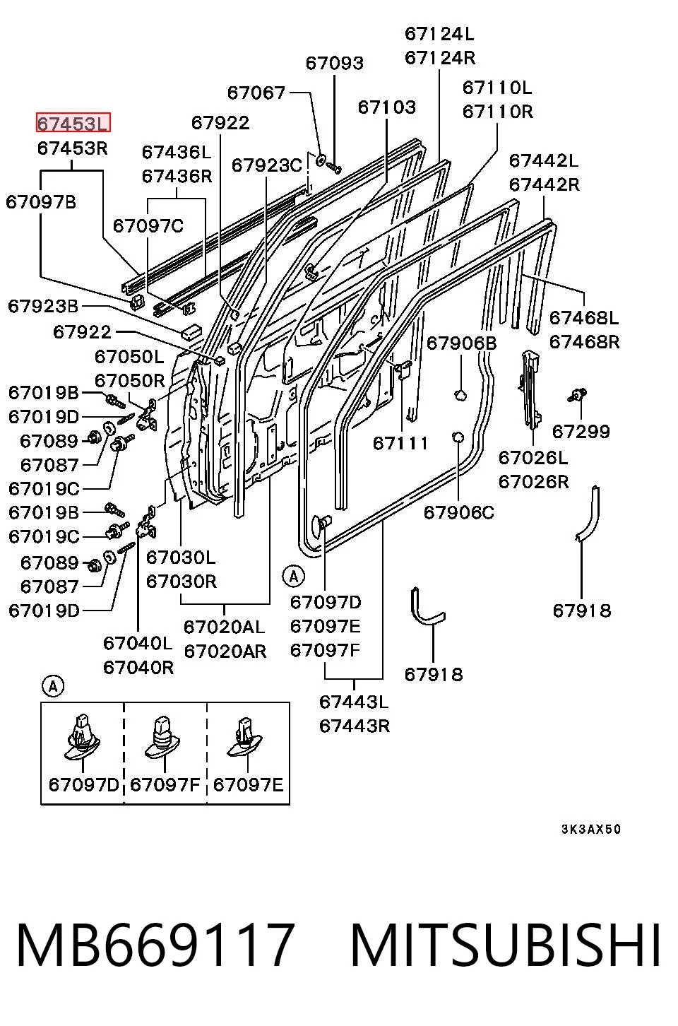 MB669117 Mitsubishi