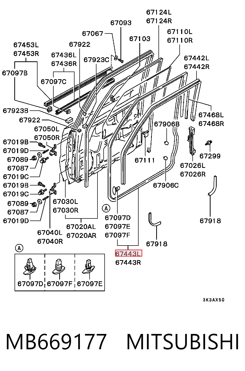 MB669177 Mitsubishi