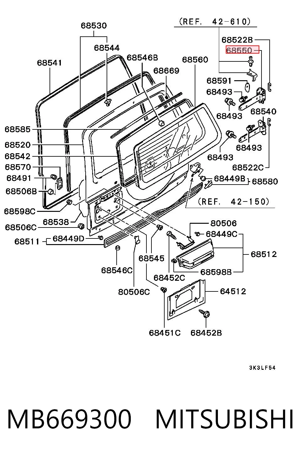 MB669300 Mitsubishi