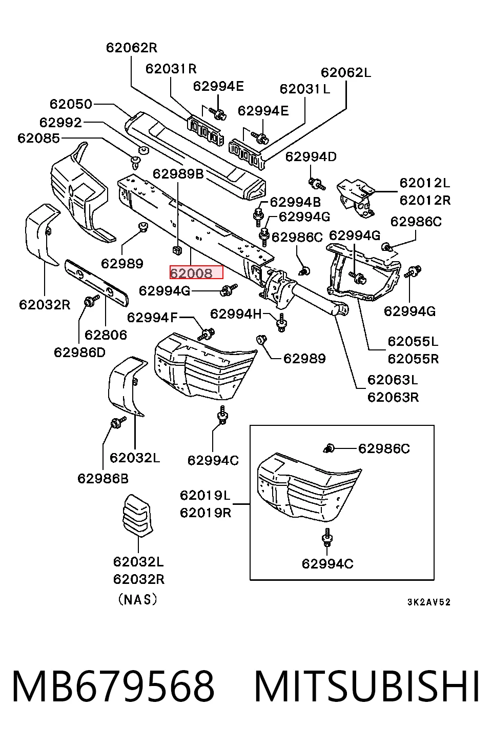 MB679568 Mitsubishi