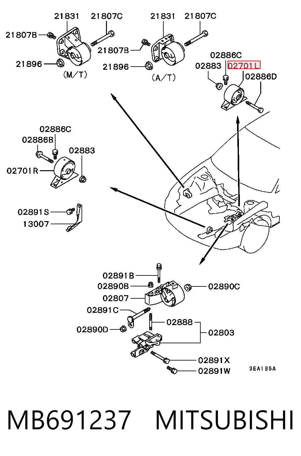  Mitsubishi Lancer V (CBW,CDW)
