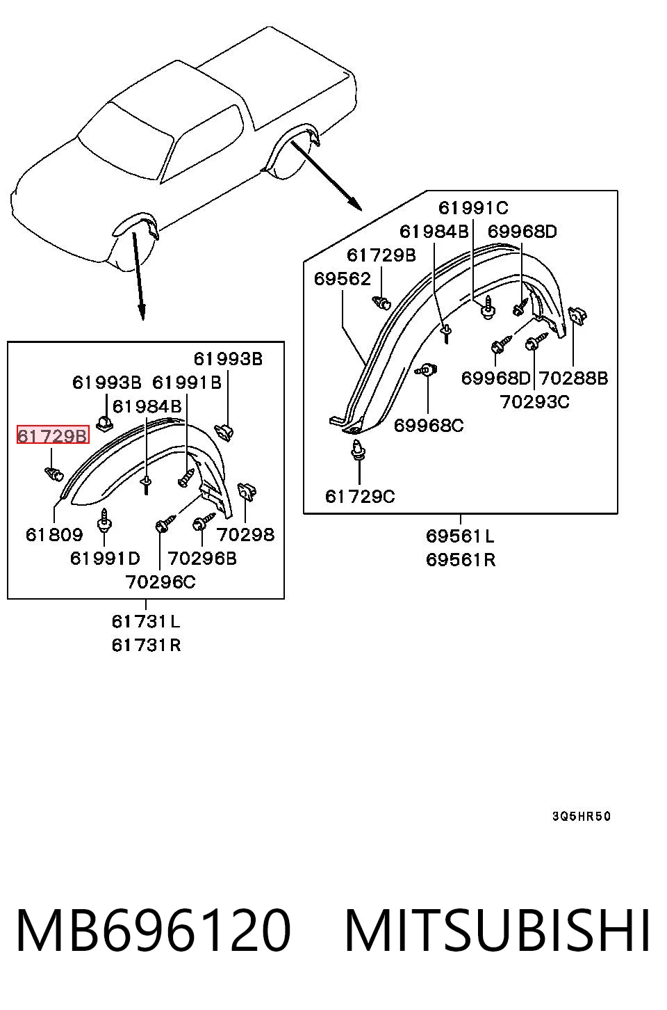 MB696120 Mitsubishi
