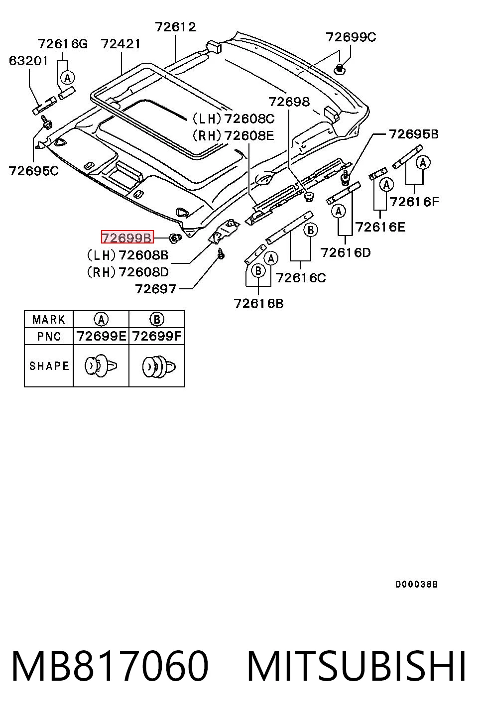 MB817060 Mitsubishi