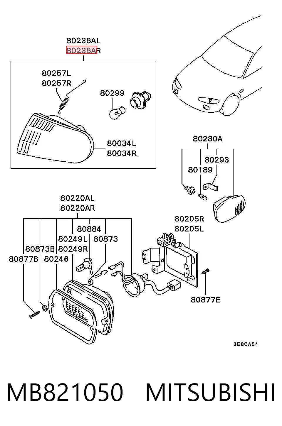 MB821050 Mitsubishi