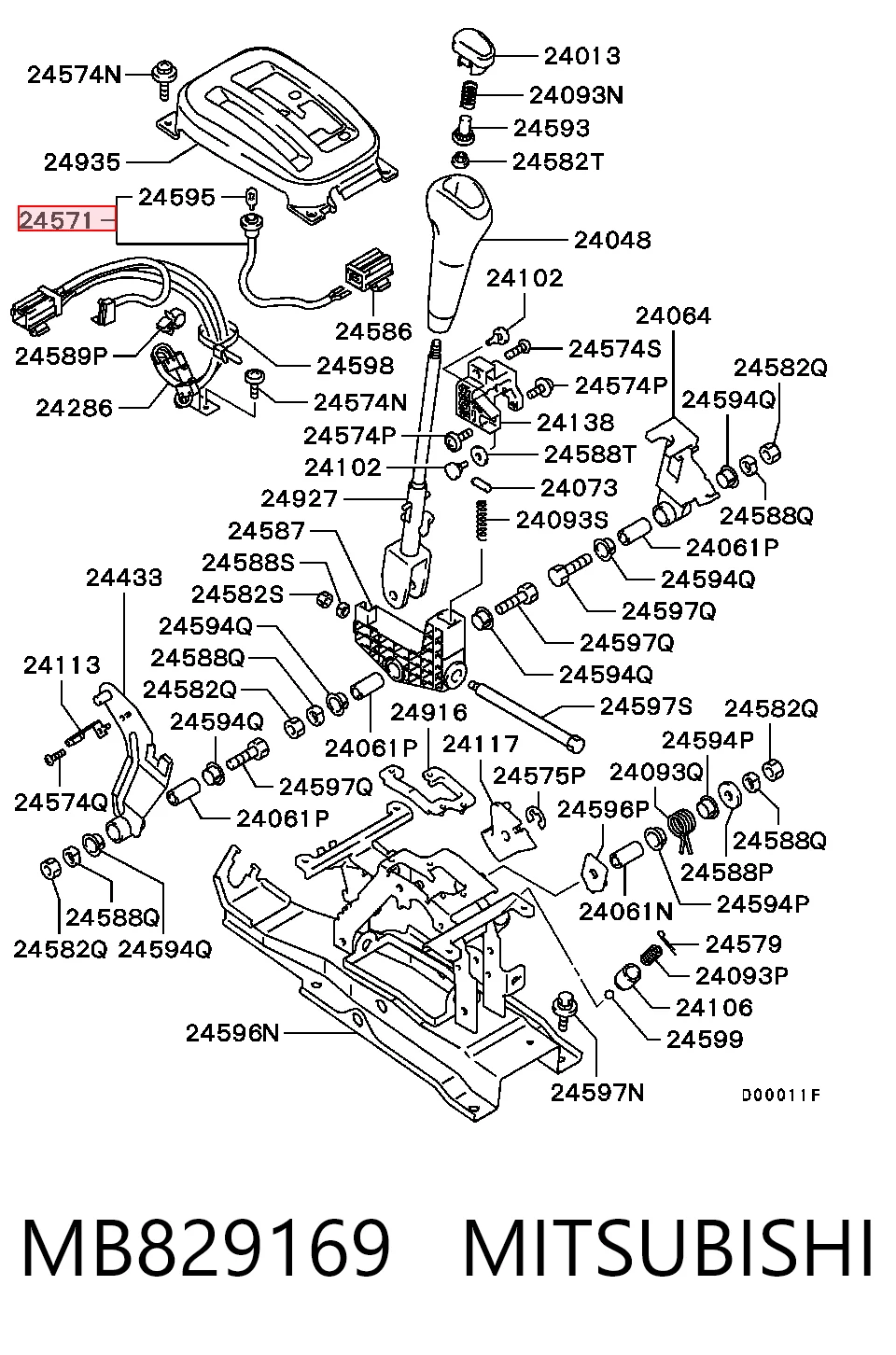 MB829169 Mitsubishi