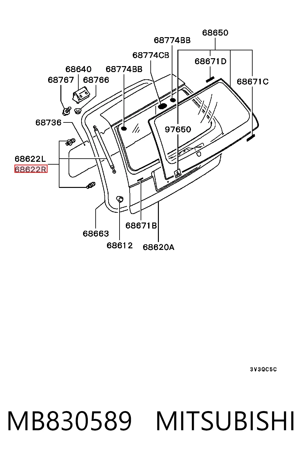 MB830589 Mitsubishi