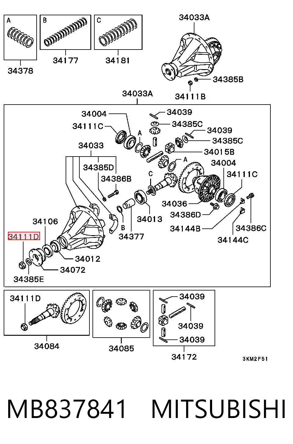MB837841 Mitsubishi