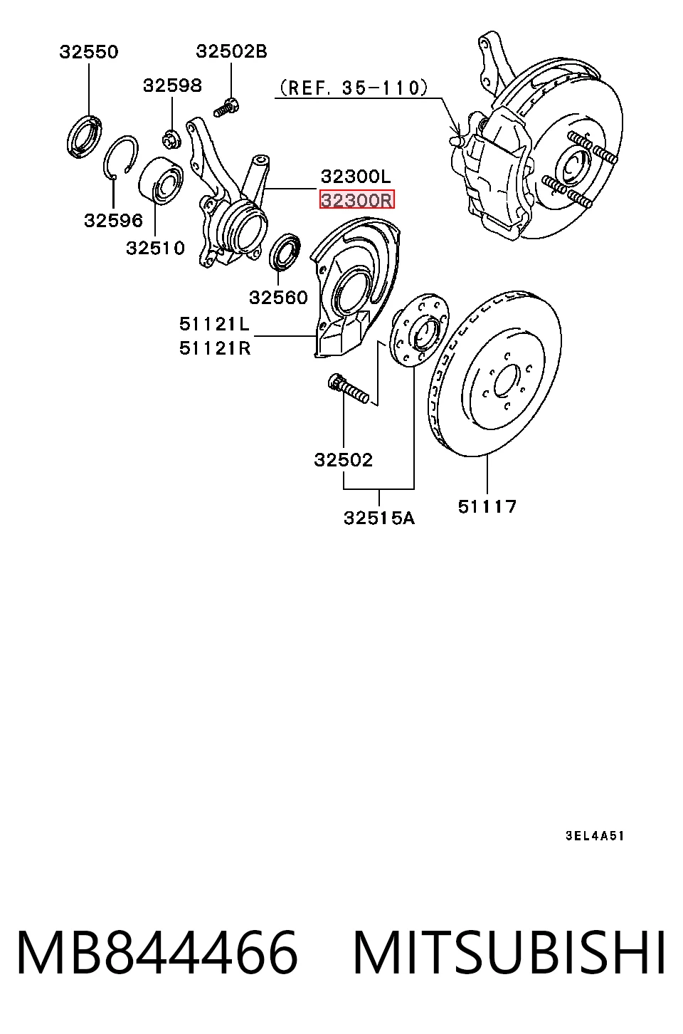 MB844466 Mitsubishi