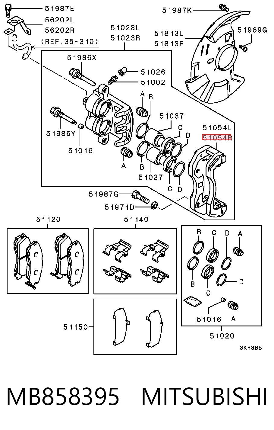 MB858395 Mitsubishi