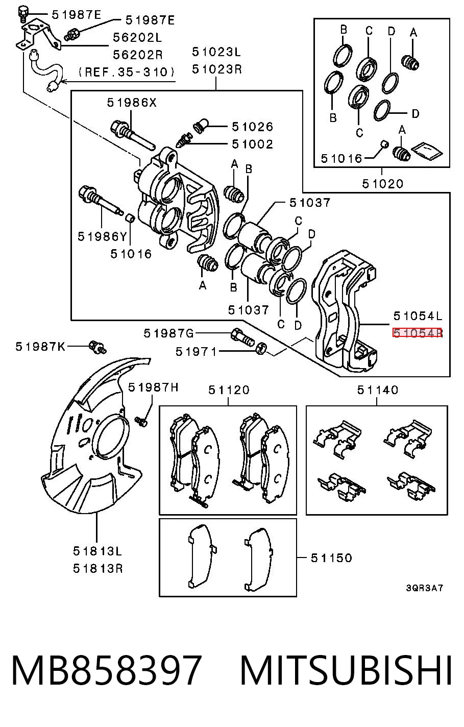 MB858397 Mitsubishi