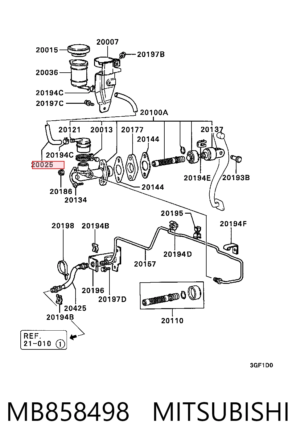 MB858498 Mitsubishi