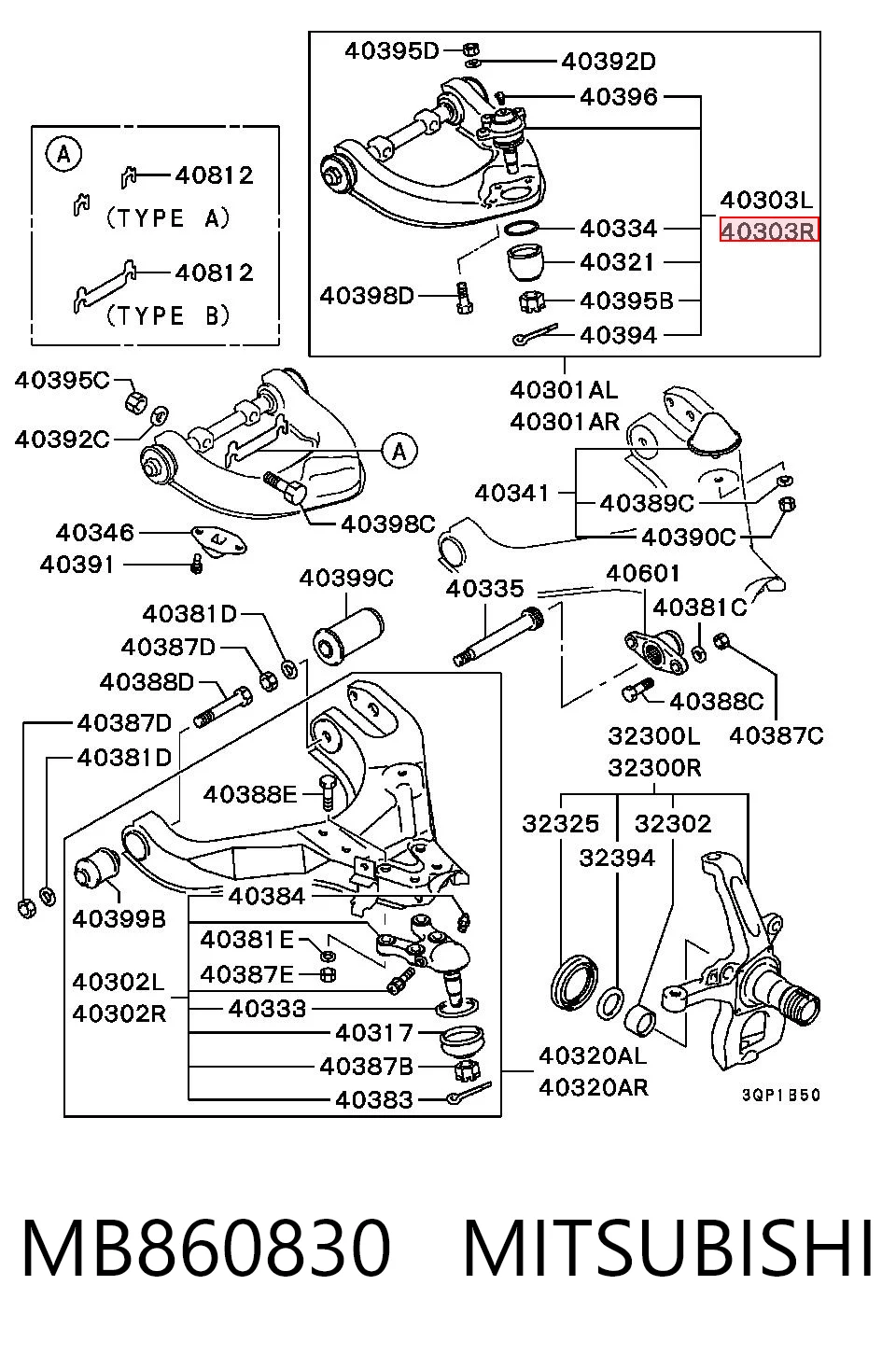 MB860830 Mitsubishi