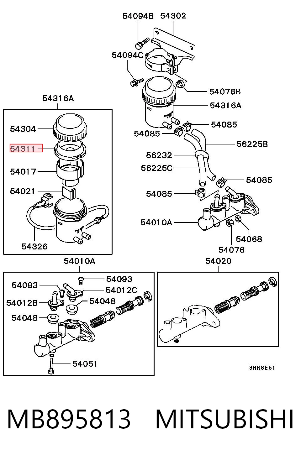 MB895813 Mitsubishi 