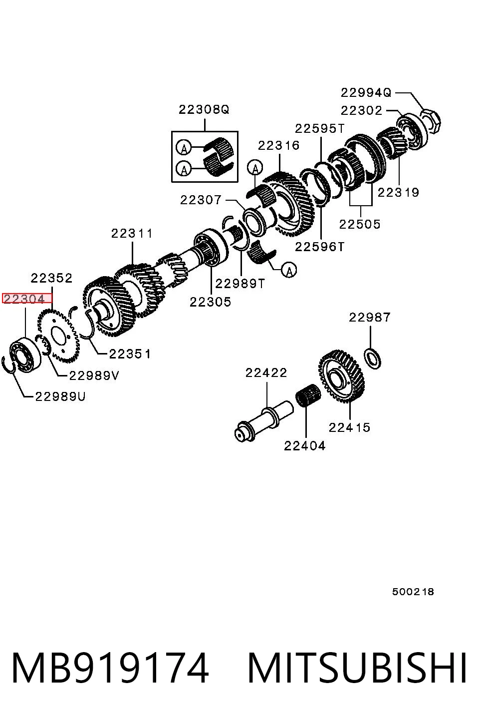 MB919174 Mitsubishi