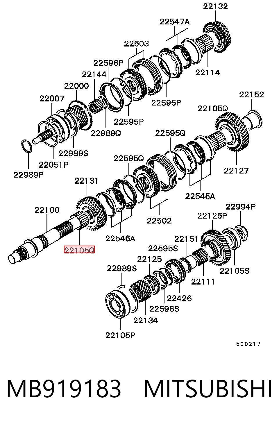MB919183 Mitsubishi