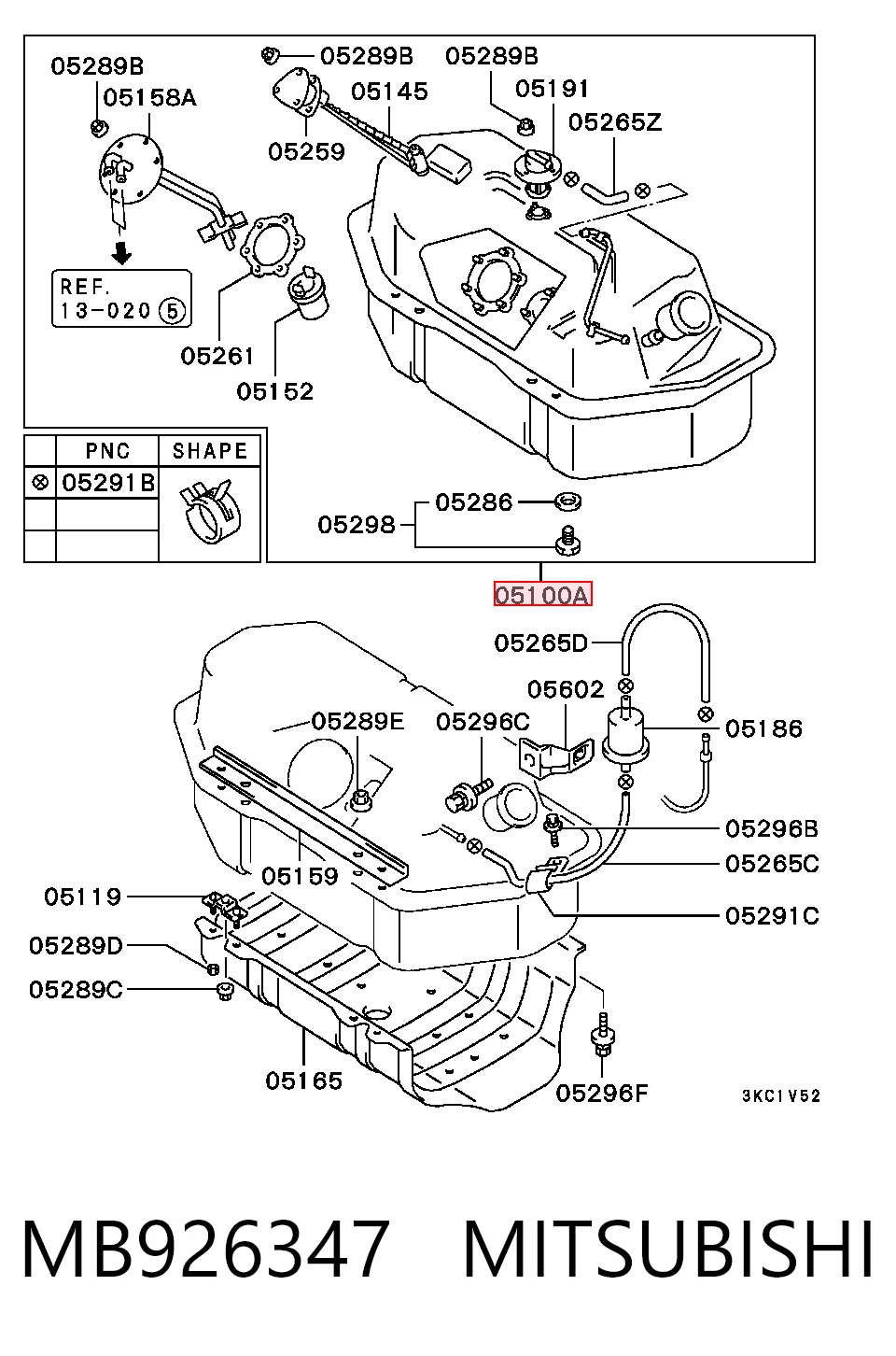 MB926347 Mitsubishi