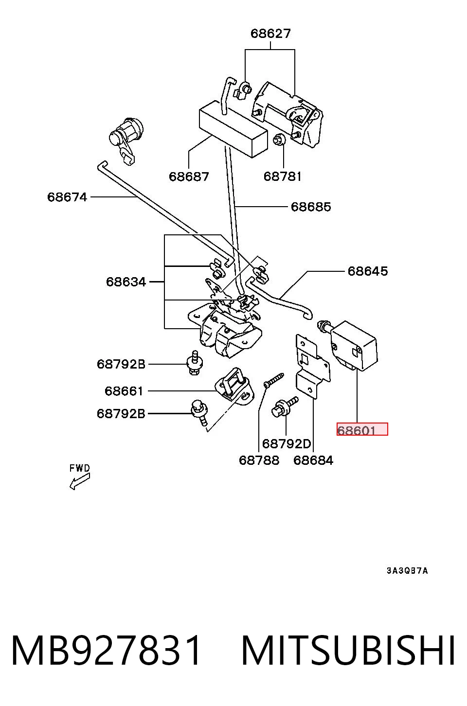 MB927831 Mitsubishi