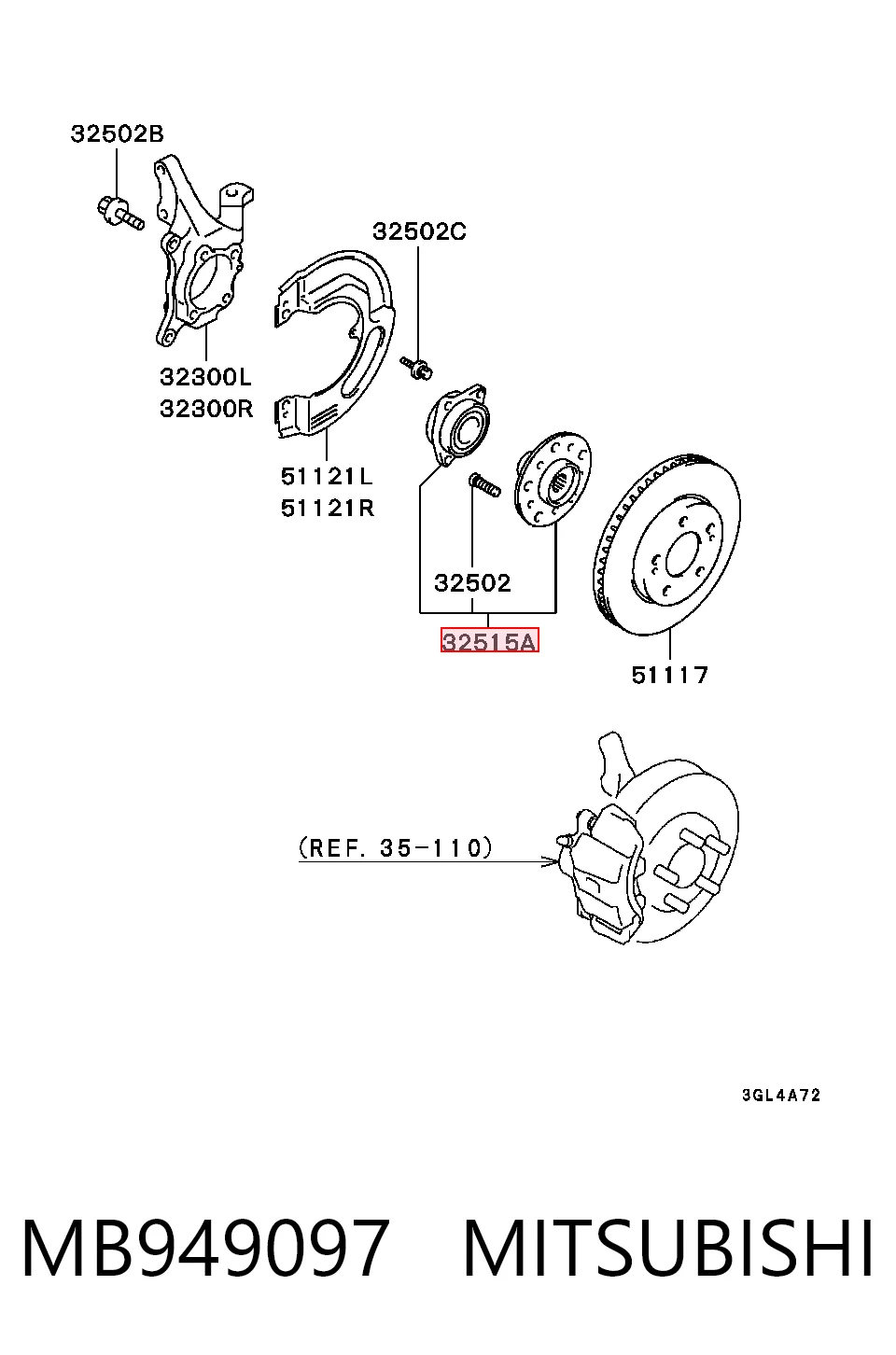 MB949097 Mitsubishi