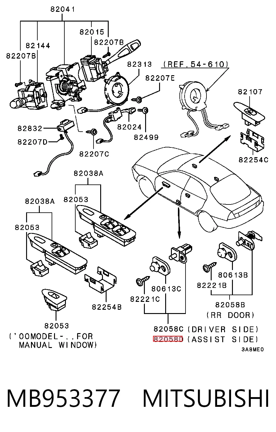 MB953377 Mitsubishi