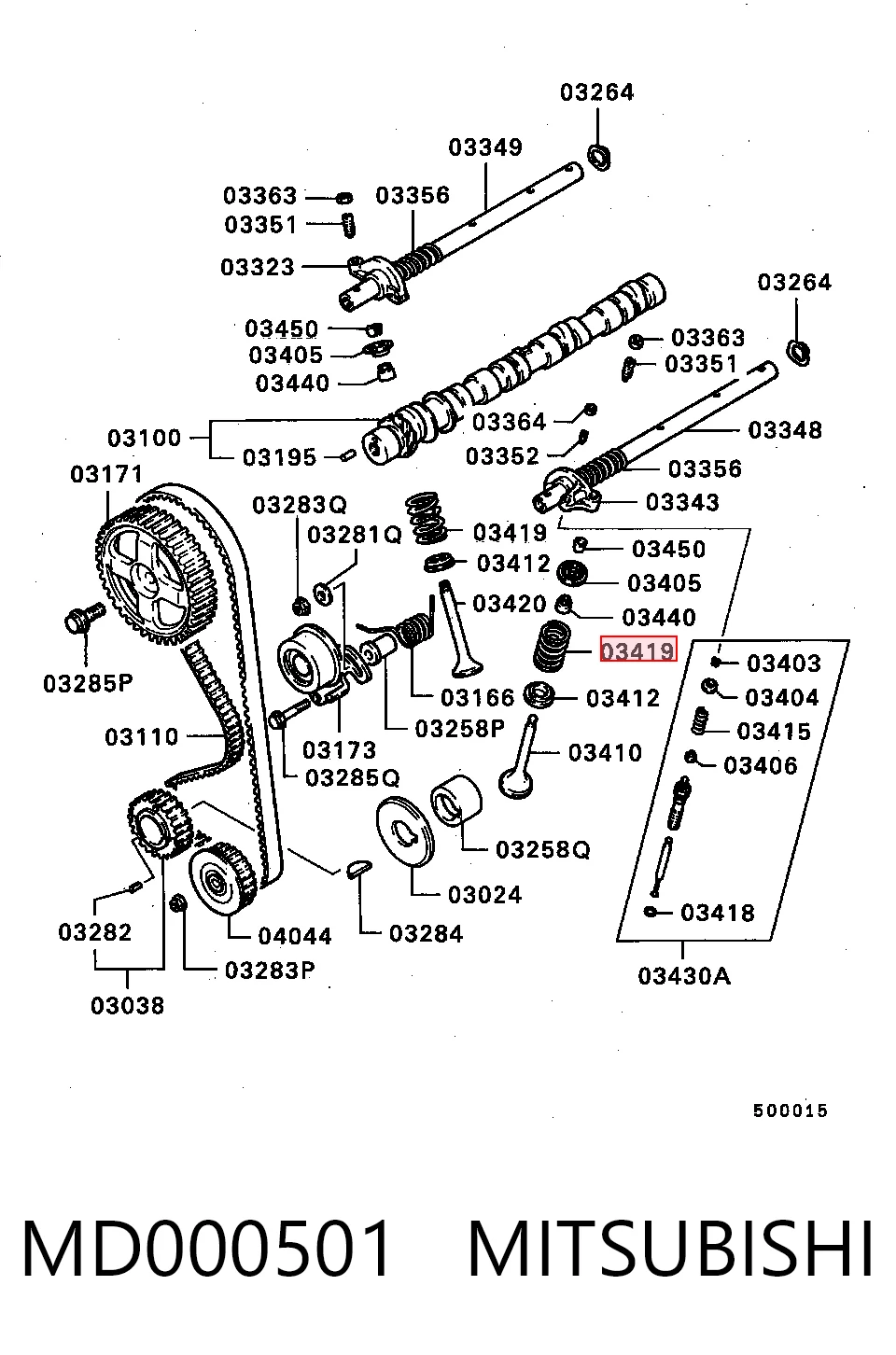 MD000501 Mitsubishi