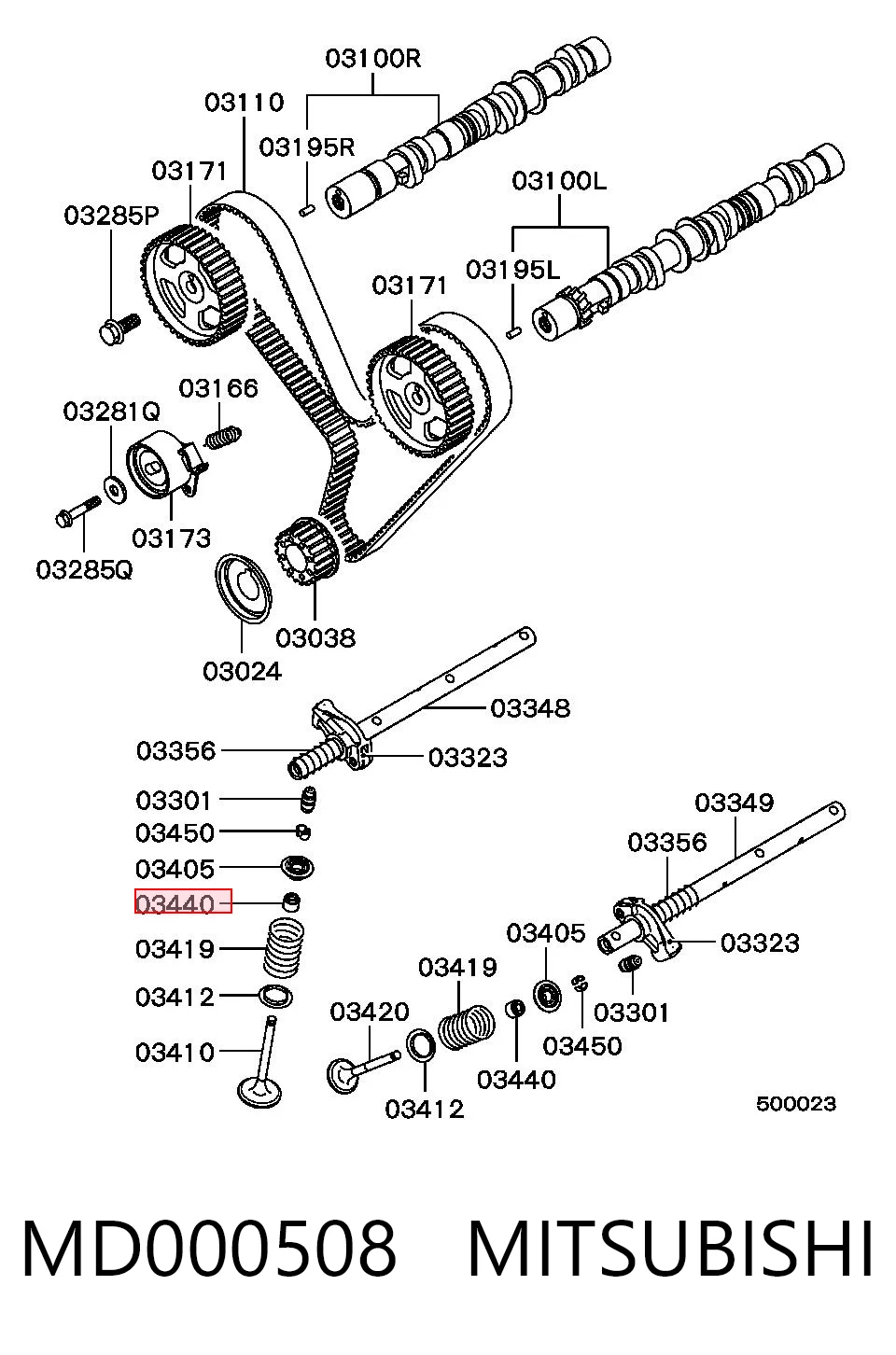 MD000508 Mitsubishi