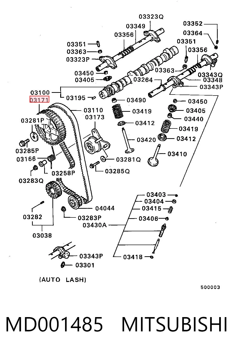 MD001485 Mitsubishi