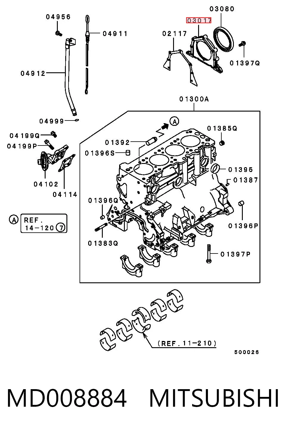 MD008884 Mitsubishi