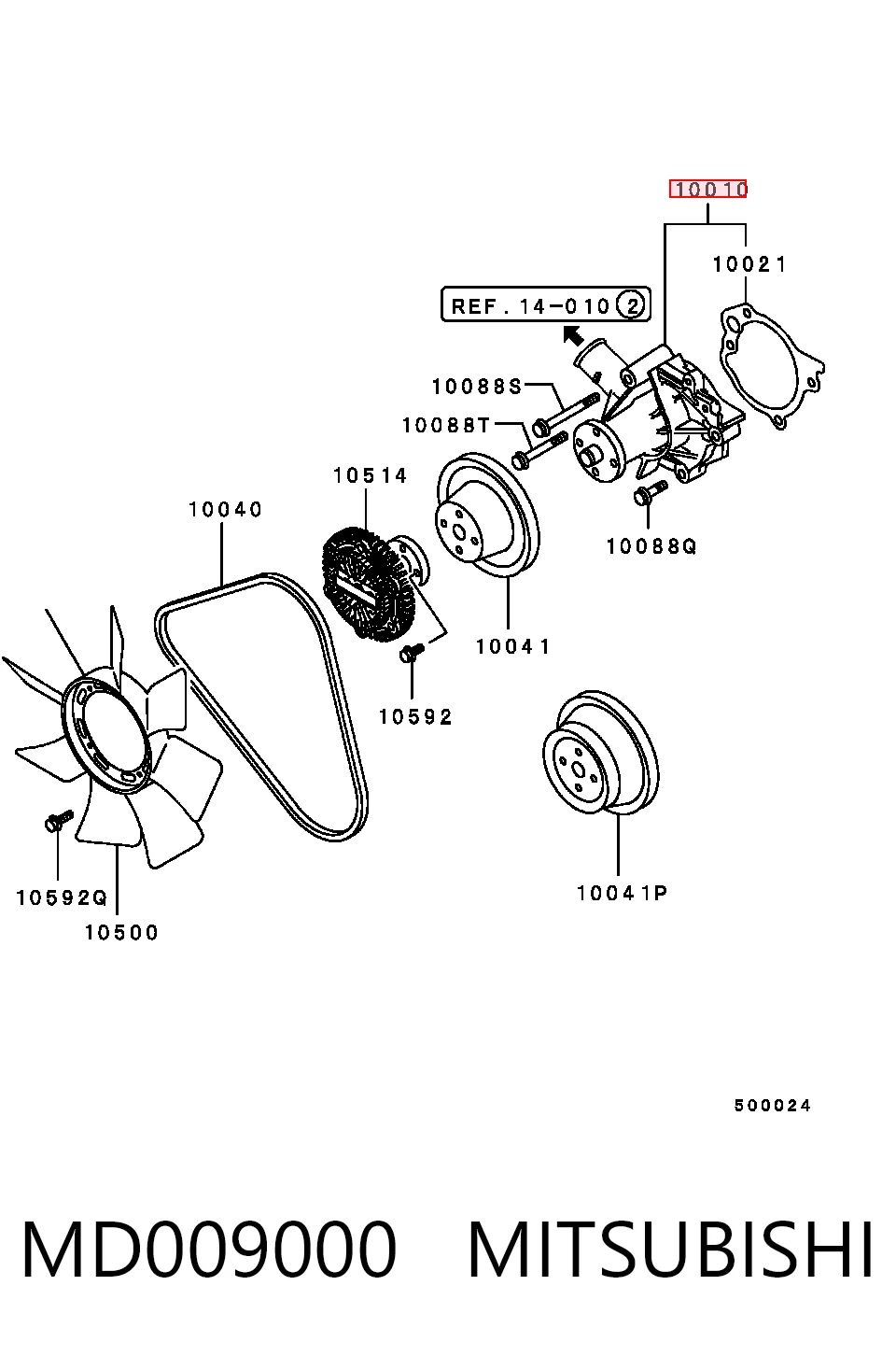 MD009000 Mitsubishi