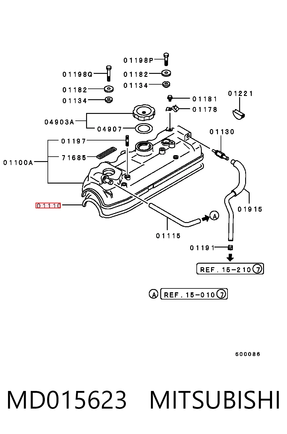 Compre Vedante de tampa de válvulas de motor Mitsubishi Galant 4