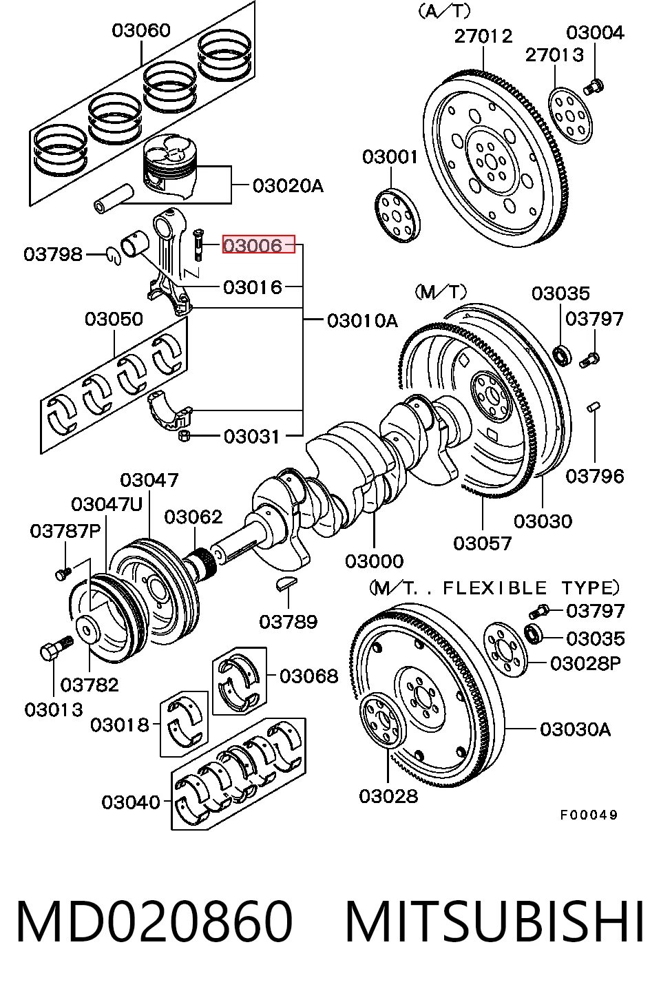 MD020860 Mitsubishi
