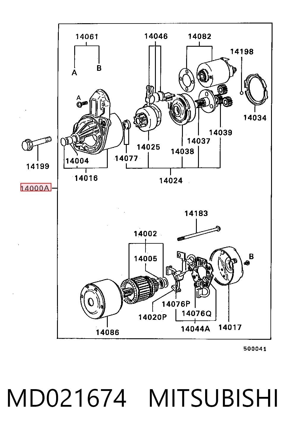 MD021674 Mitsubishi