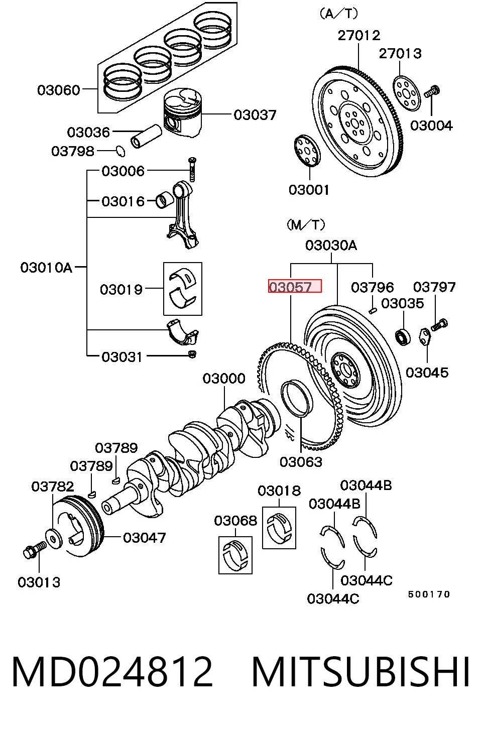 Coroa de volante para Mitsubishi L 200 K60, K70