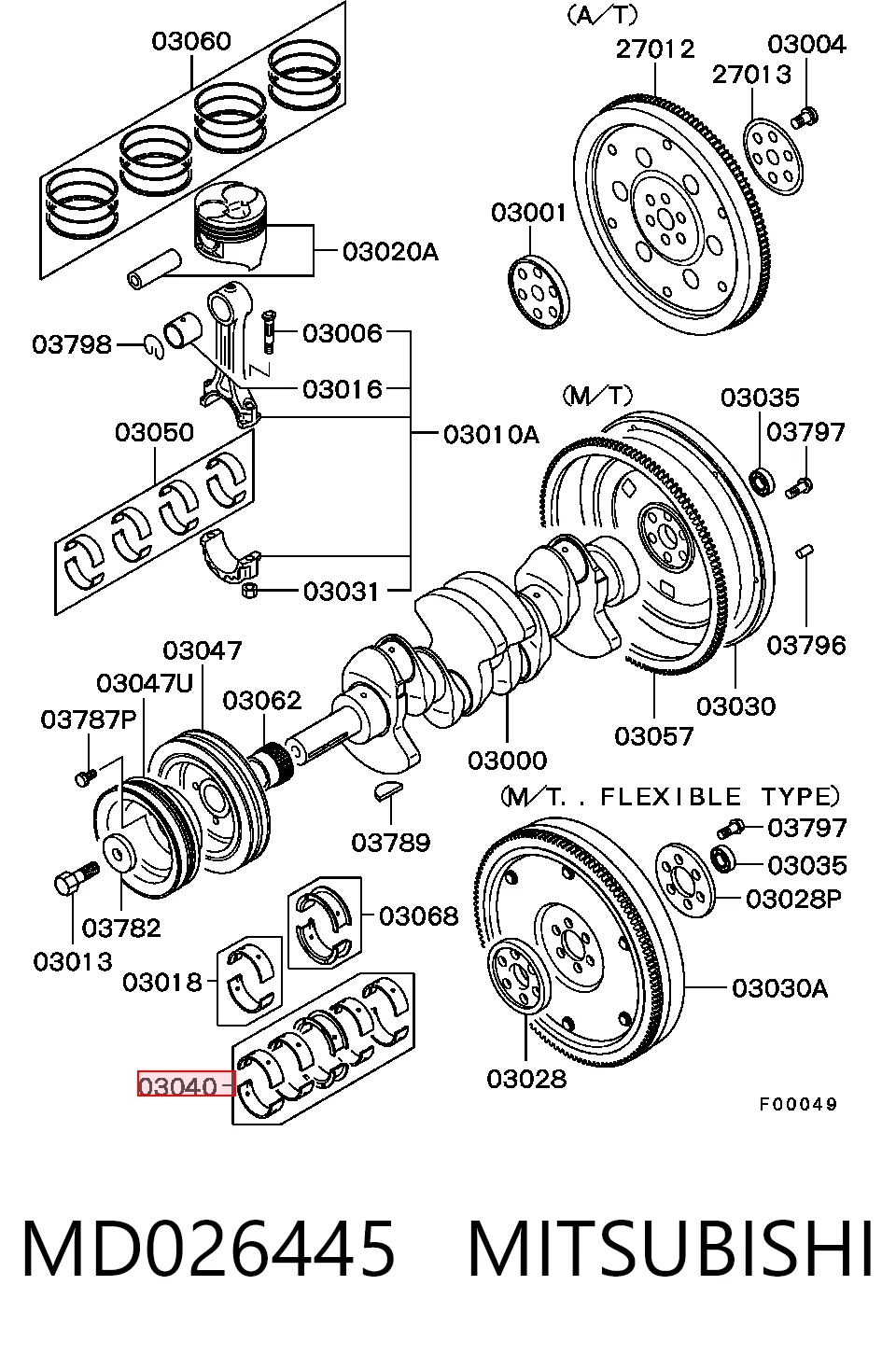 MD026445 Mitsubishi