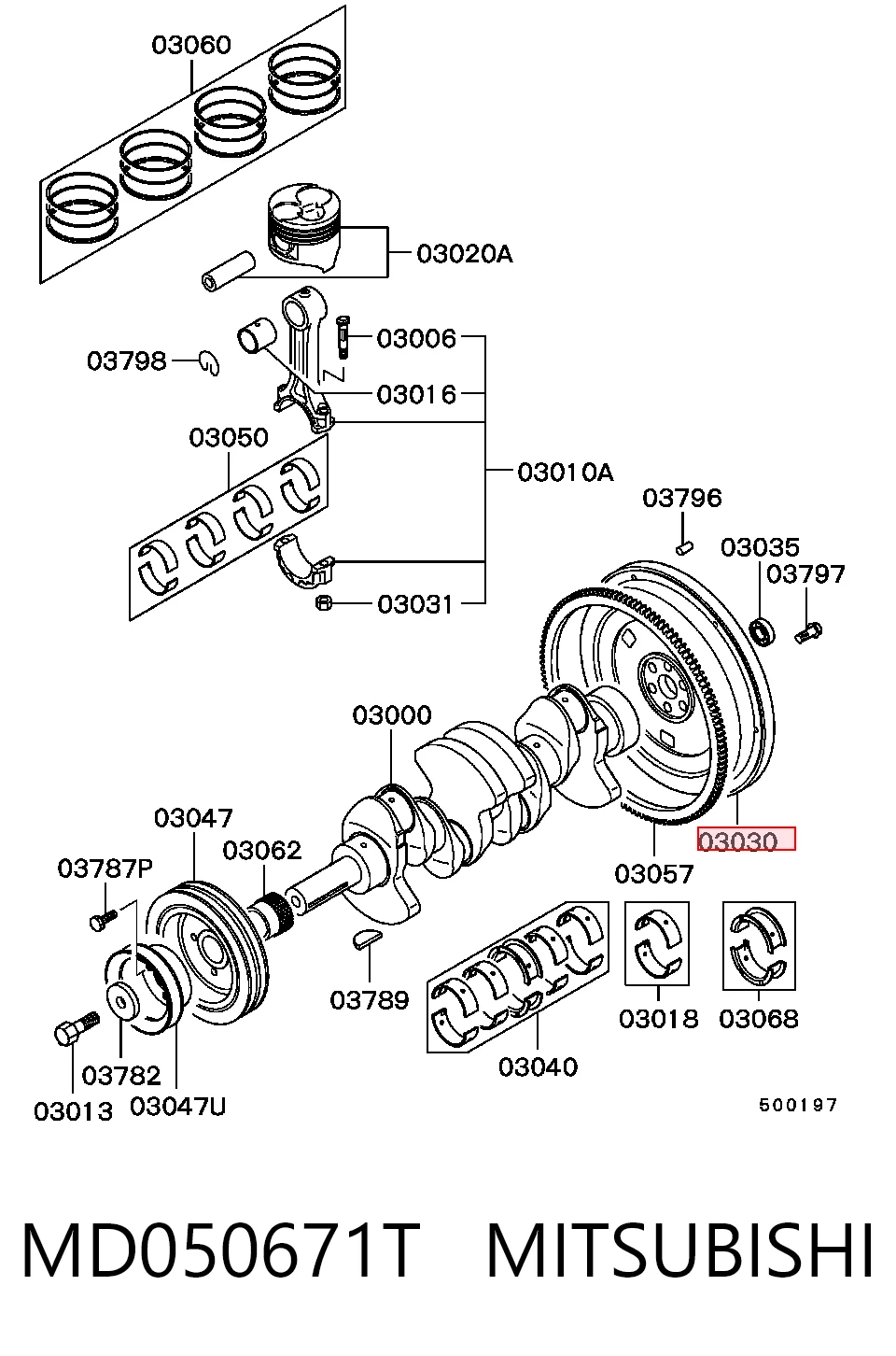MD050671T Mitsubishi