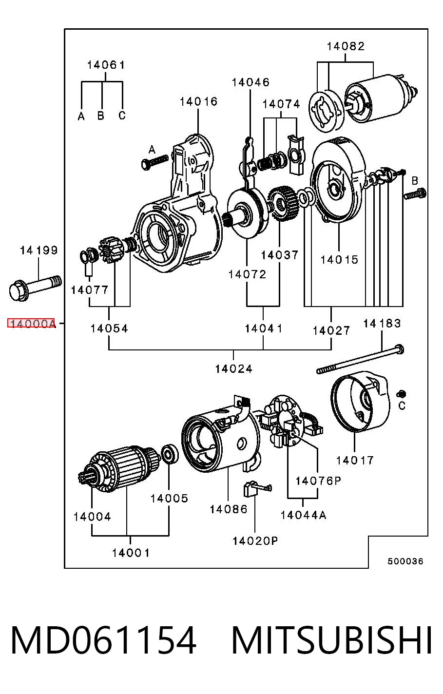 MD061154 Mitsubishi