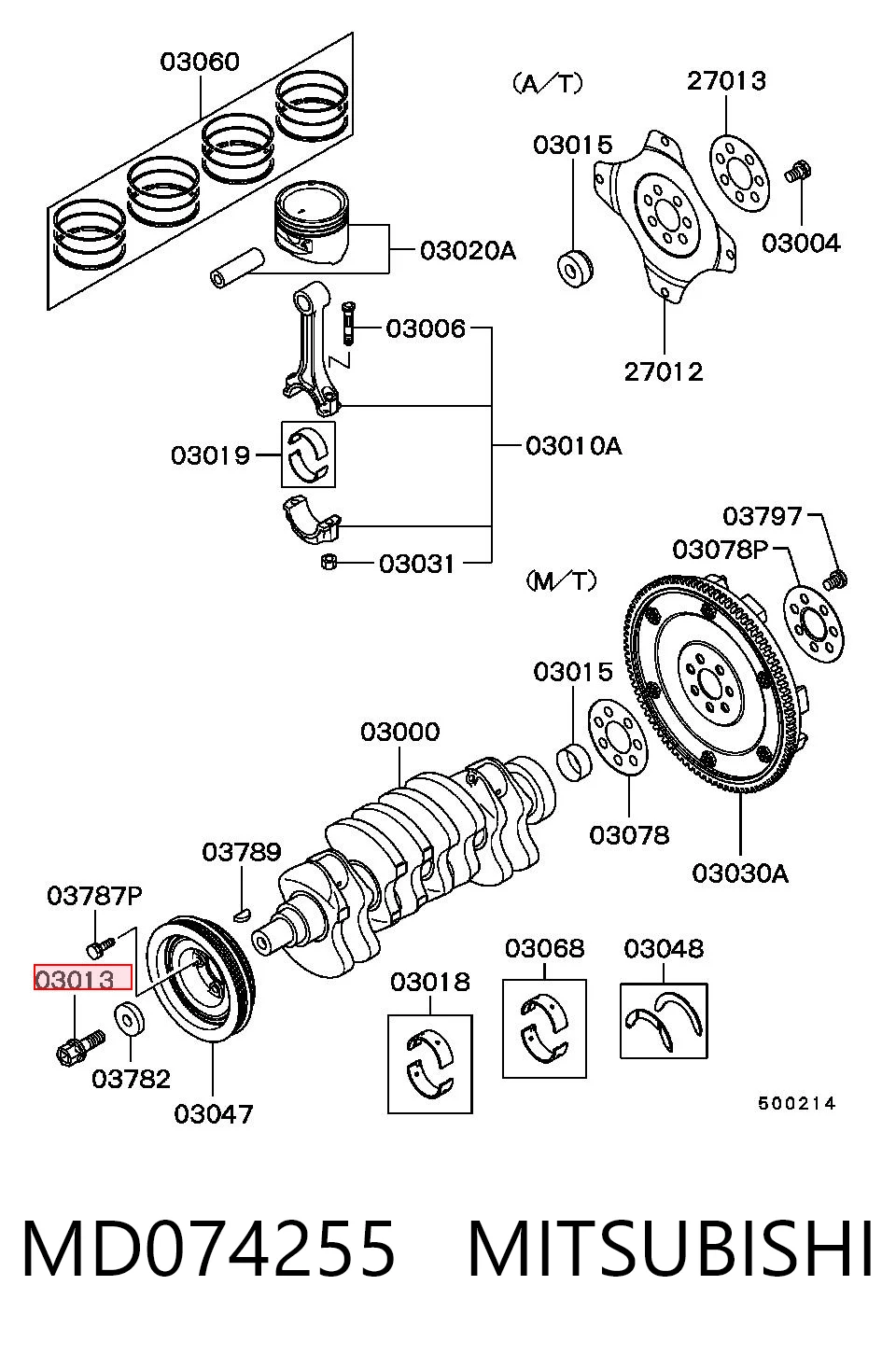 MD074255 Mitsubishi