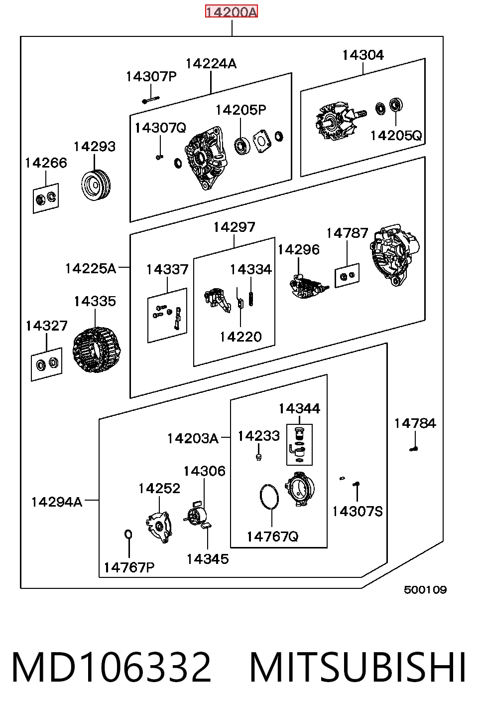 MD106332 Mitsubishi