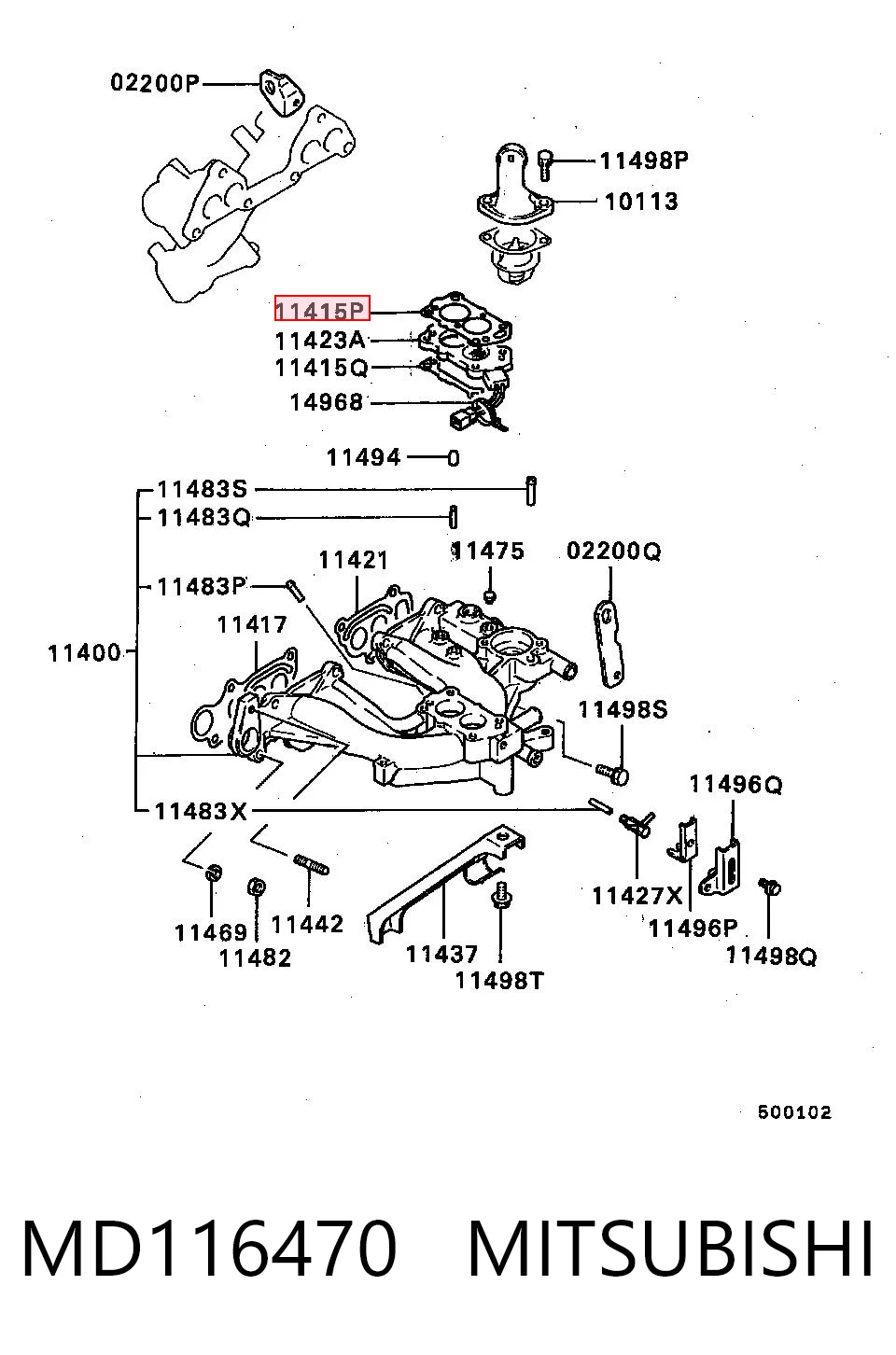 MD116470 Mitsubishi