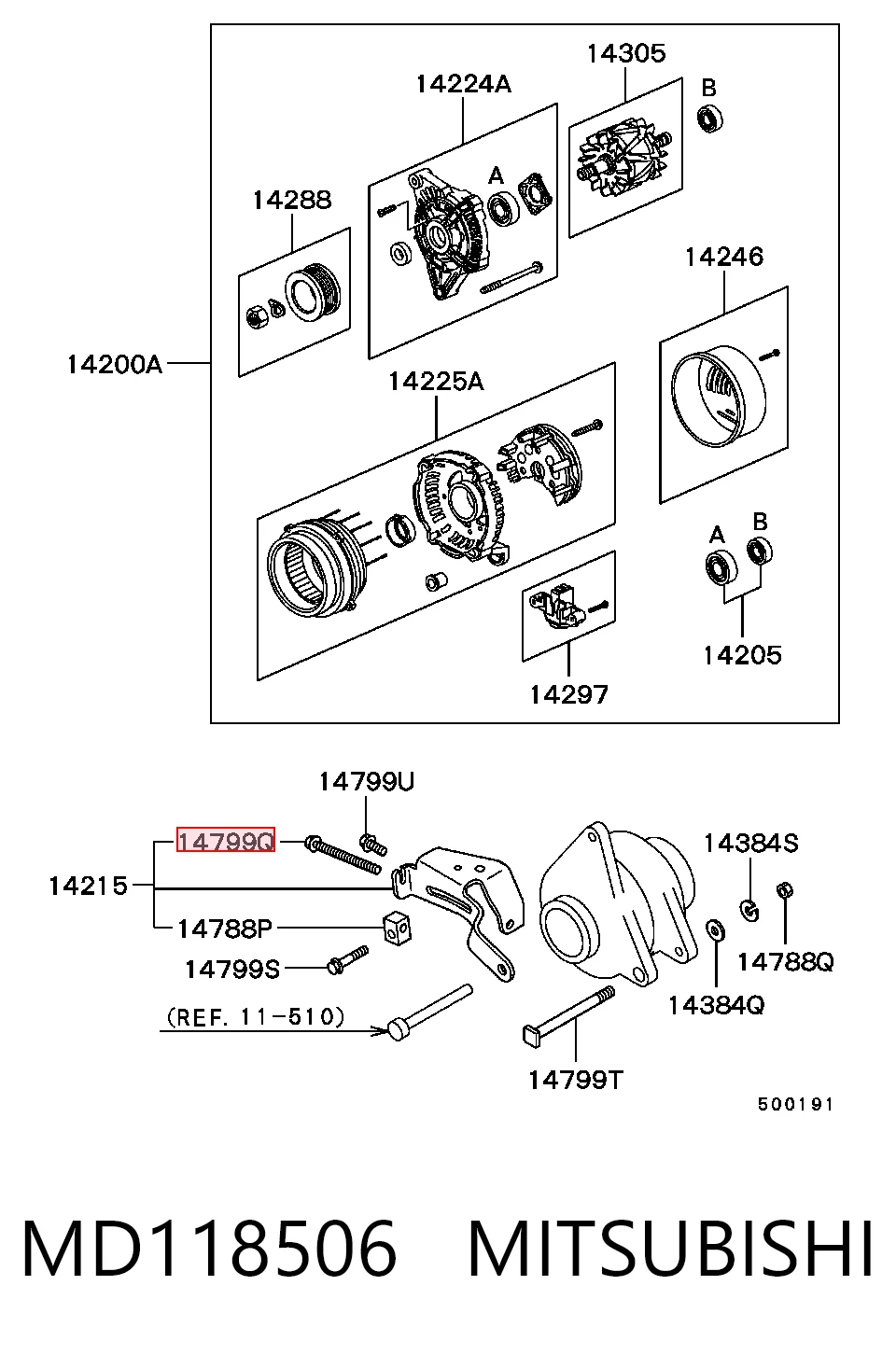 MD118506 Mitsubishi 