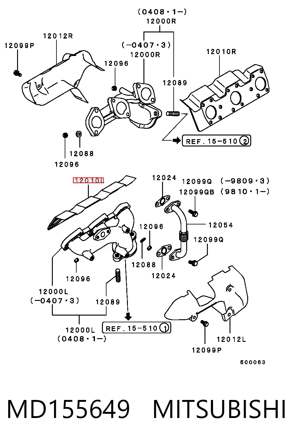 Compre Vedante de tubo coletor de escape Hyundai Sonata 2