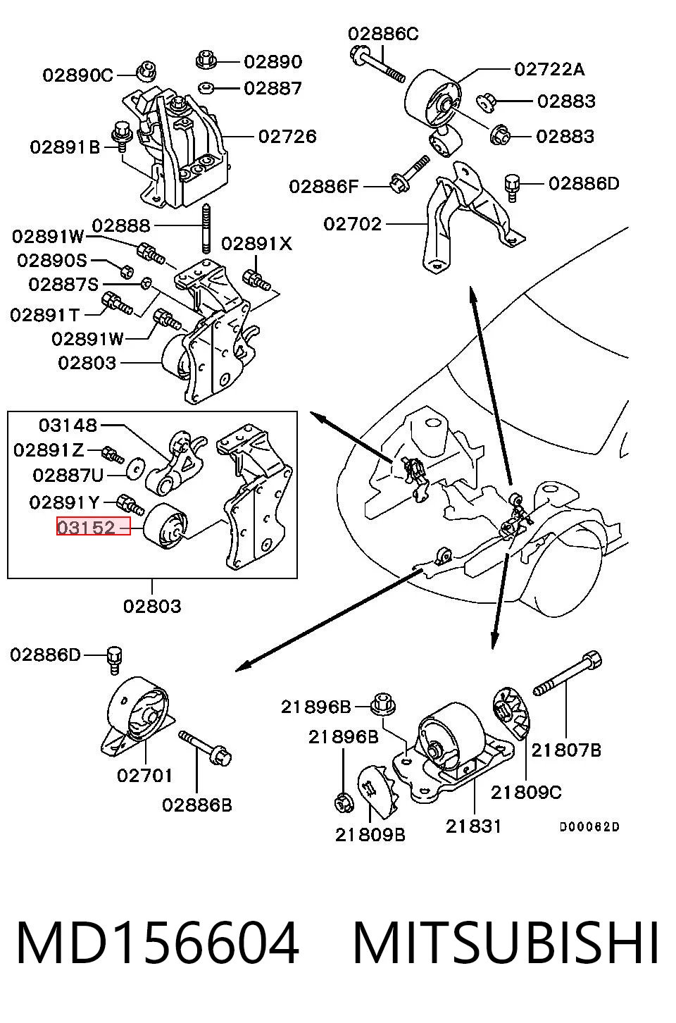 MD156604 Mitsubishi