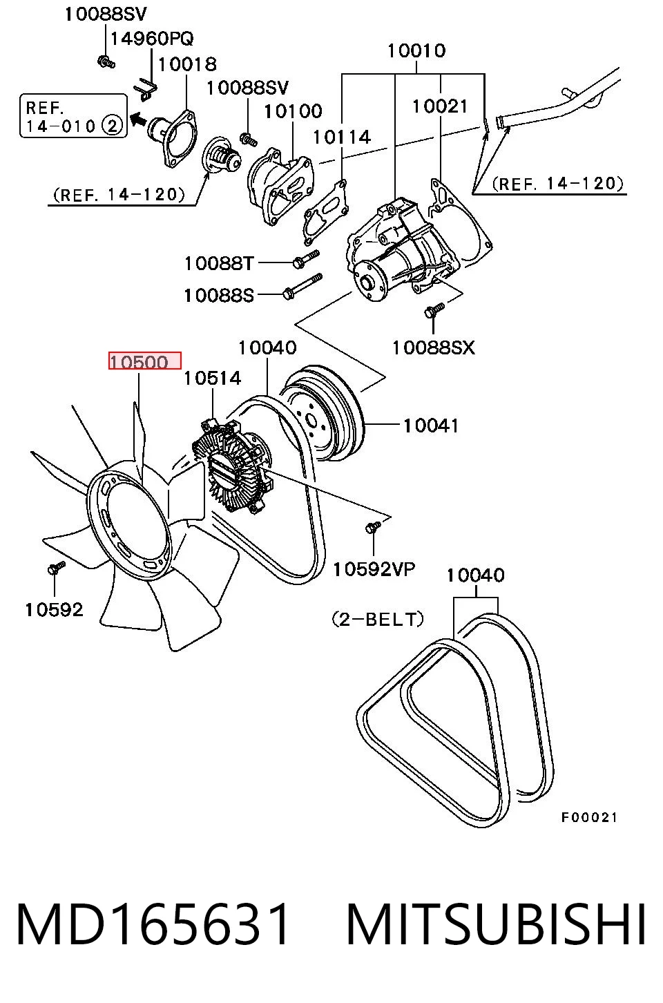 MD165631 Mitsubishi