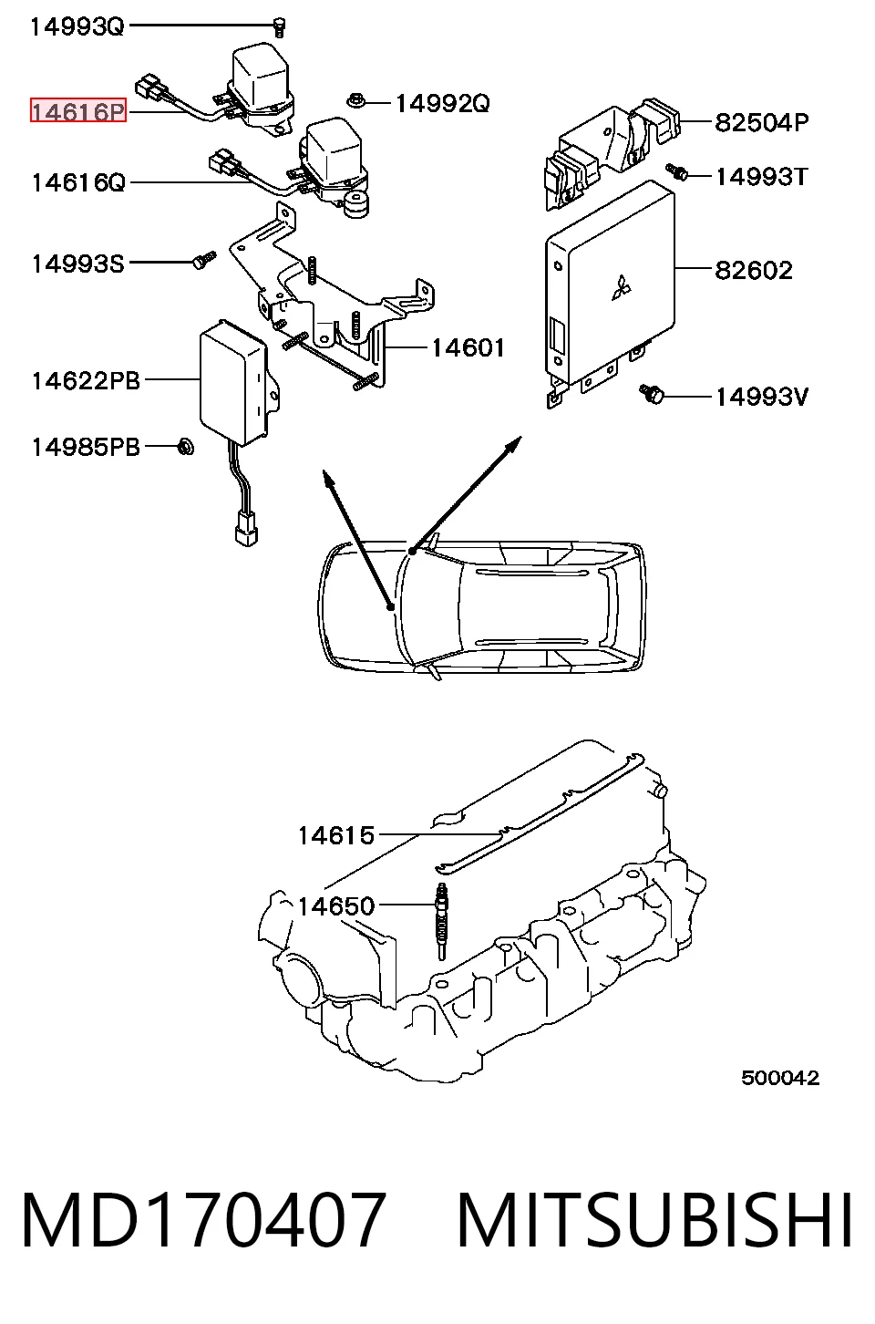 MD170407 Mitsubishi