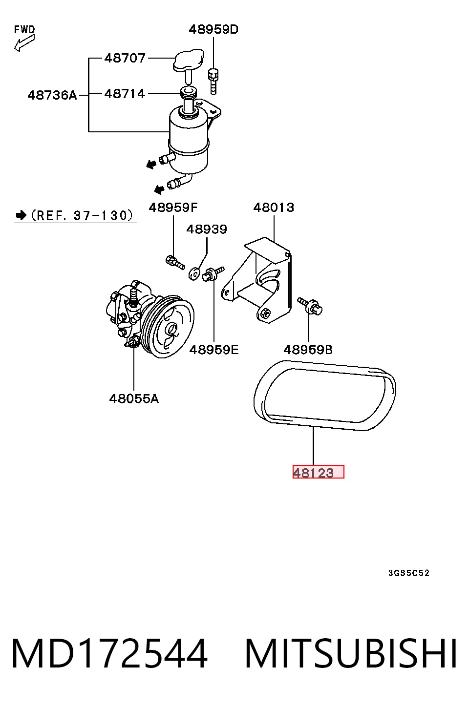 Compre 5PK945 Daihatsu Correia dos conjuntos de transmissão