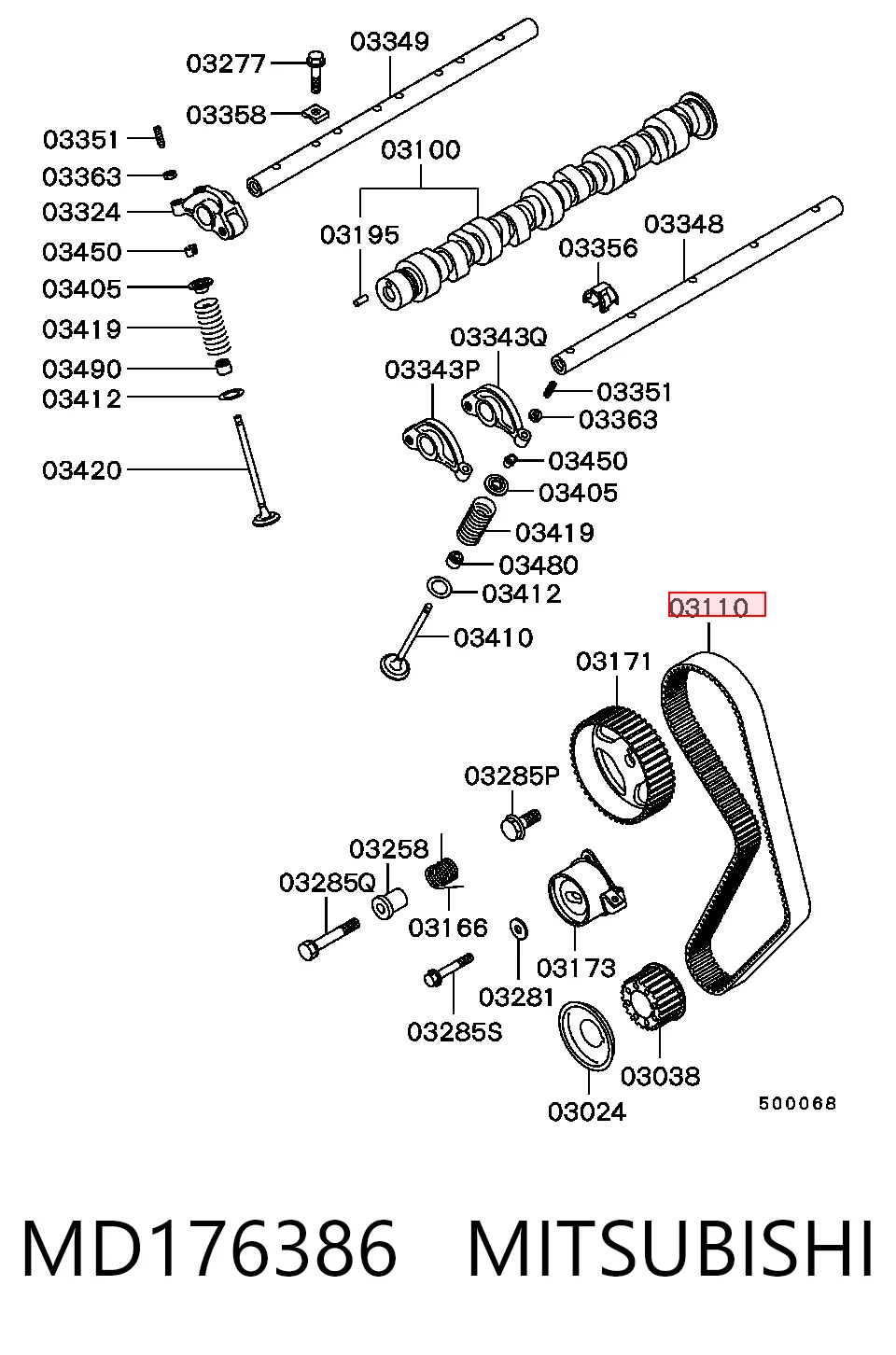 MD176386 Mitsubishi