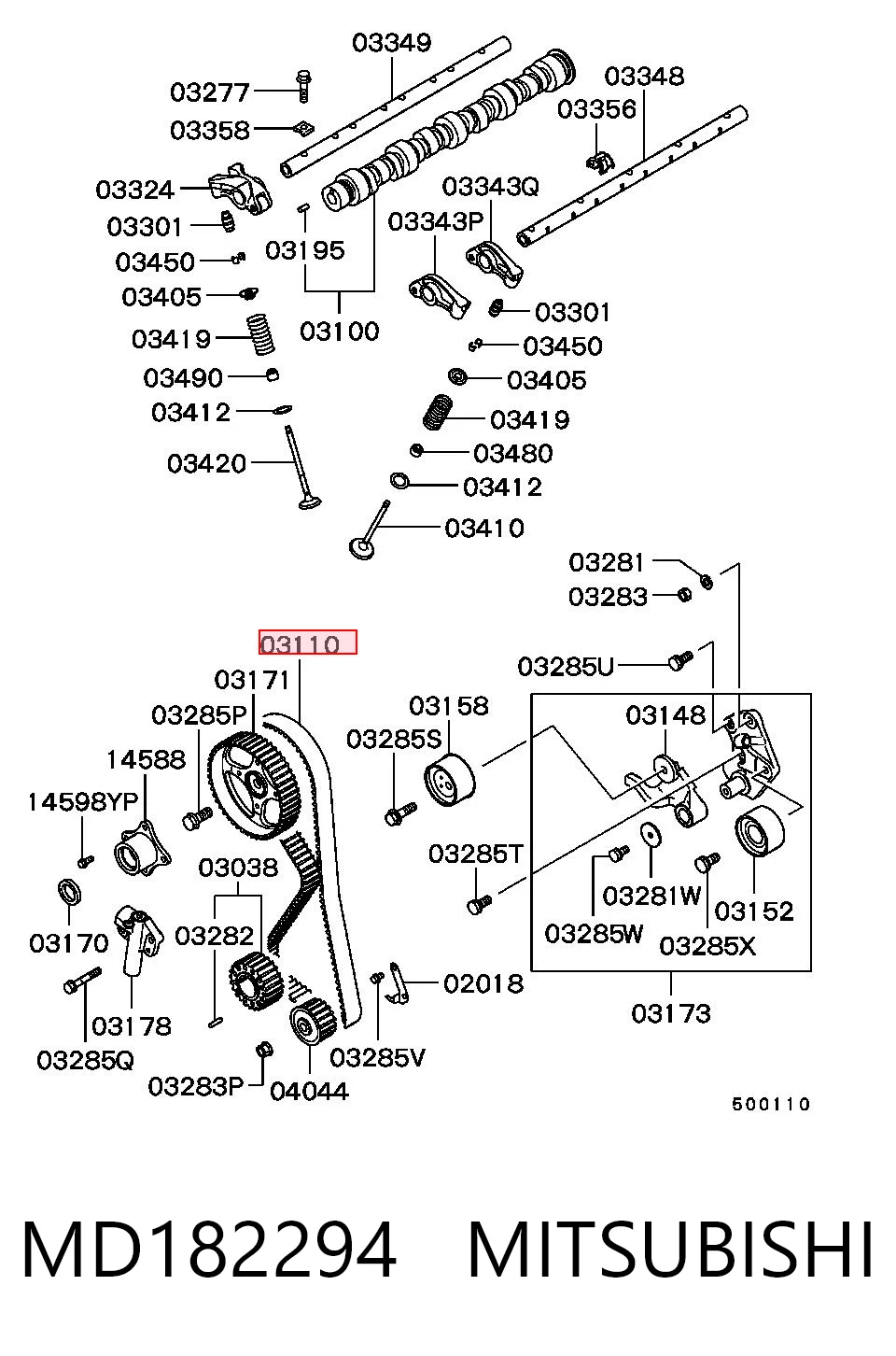 MD182294 Mitsubishi