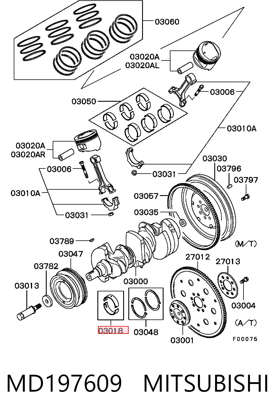 MD197609 Mitsubishi