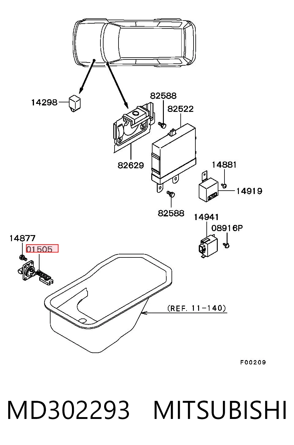 Sensor do nível de óleo de motor Mitsubishi Lancer IX CSA ao melhor preço