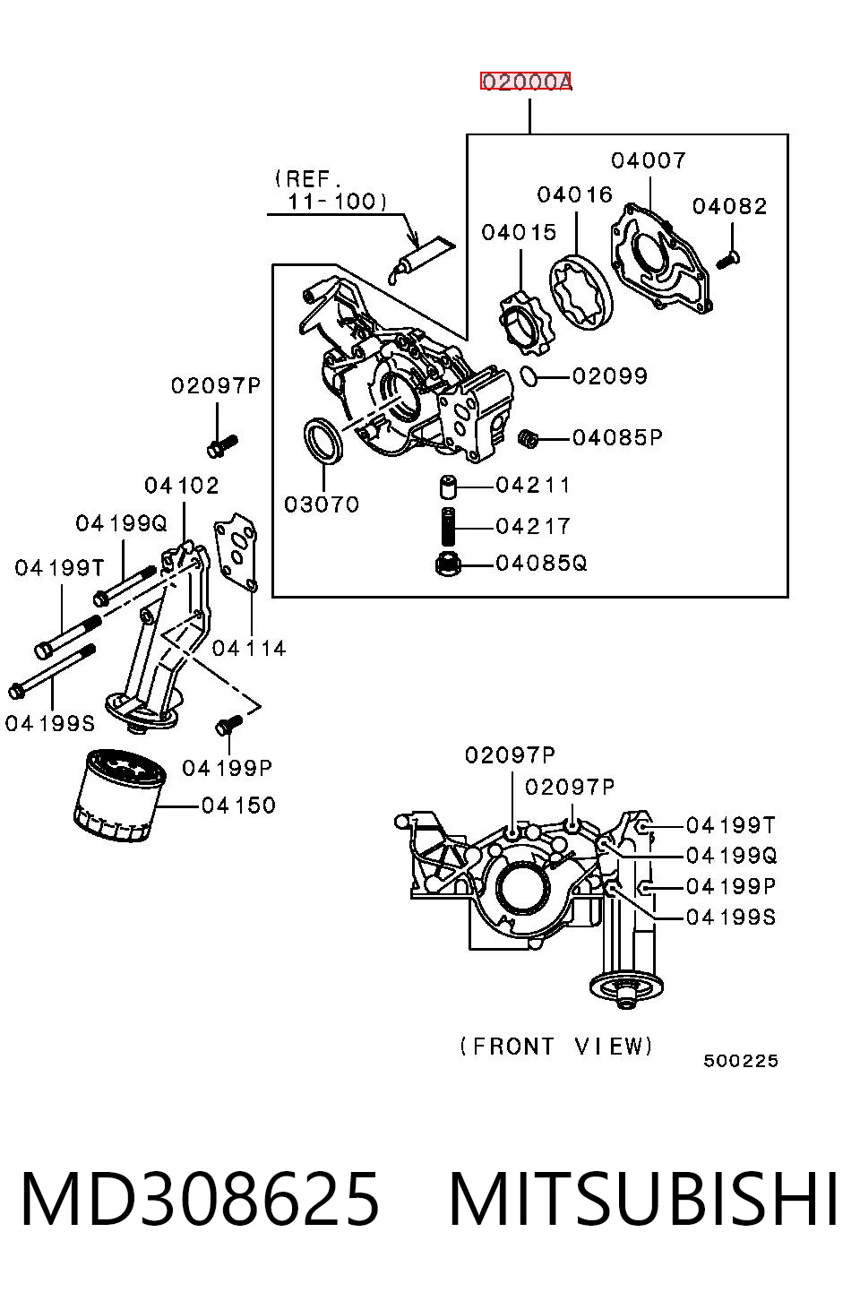 MD308625 Mitsubishi