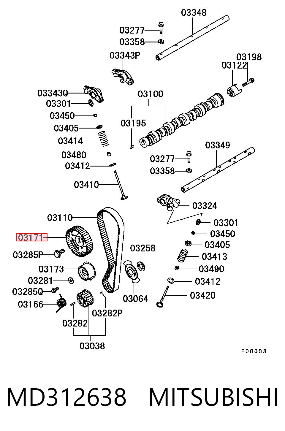 MD312638 Mitsubishi